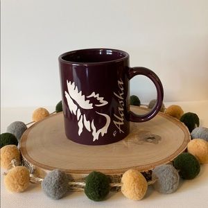 Plum Alaska Moose 12oz coffee mug